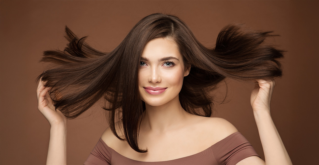 Bei capelli marrone cioccolato donna